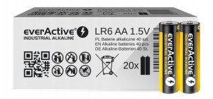 40x baterie alkaliczne Everactive Industrial AA