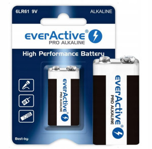Bateria 6LR61 R9 9V everActive Pro Alkaline