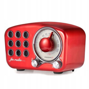 Radio Kuchenne Przenośne Fm Retro Bluetooth Feegar