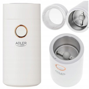 Elektryczny Młynek Do Kawy 150w Xxl Adler Biały