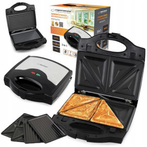 Opiekacz Gofrownica Grill Sandwich 3w1 Toster 700w