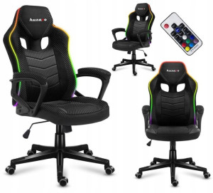 Fotel Gamingowy Gracza Huzaro Rgb Led Pilot