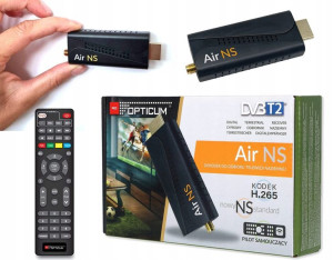 Tuner Dekoder Tv Naziemnej Hd Dvb-t2 Hevc H.265