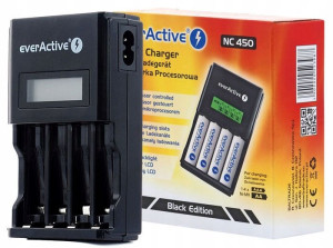 Ładowarka Everactive Nc-450 Lcd Nimh Aa Aaa R6 R03