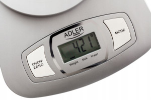 Waga Kuchenna Do 5kg Tara Lcd Misa 1,5l Adler