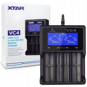 Ładowarka Xtar Vc4 Lcd 18650 26650 Li-ion Ni-mh