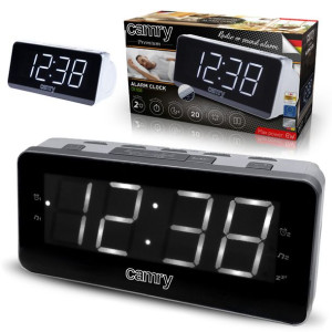 Radiobudzik Radio Fm/am Zegar Led Alarm Adler