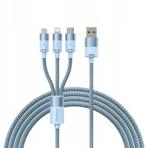 Baseus StarSpeed kabel 3w1 Micro Lightning USB-C