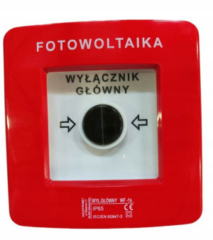 Wyłącznik Ppoż Fotowoltaika Alarmowy Wf-1s Ip65