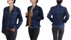 Katana Jeansowa kurtka damska rozmiar jak L/XL (opis)