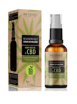 Regenerujące Serum Olejek do Włosów - OLEJ Z NASION KONOPI I CBD -99,5 % Sk