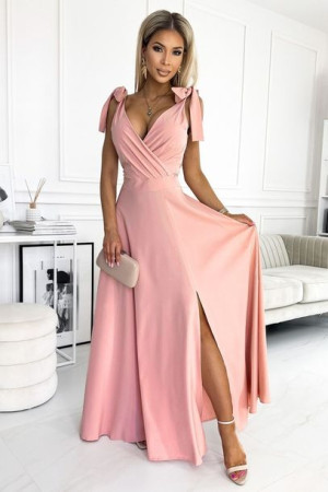 Numoco Sukienka Model Elena 405-3 Dirty Pink XL