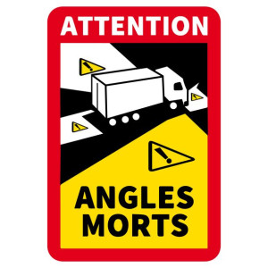 Naklejka Angles Morts NA PLANDEKĘ 25x17 1 szt