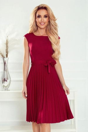 Numoco Sukienka Model Lila 311-11 Bordo XL