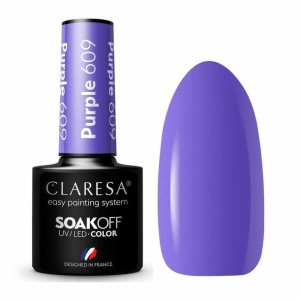 Claresa 609 Purple lakier hybrydowy 5ml