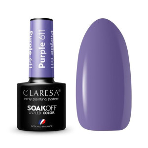 Claresa 611 Purple lakier hybrydowy 5ml