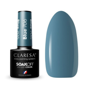 Claresa 706 Blue lakier hybrydowy 5ml