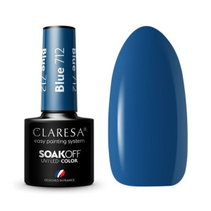 Claresa 712 Blue lakier hybrydowy 5ml