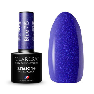 Claresa 715 Blue lakier hybrydowy 5ml