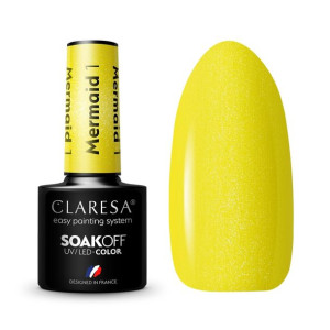 Claresa mermaid 1 yellow 5ml lakier hybrydowy