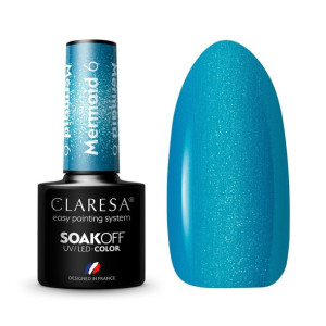 Claresa mermaid 6 light blue 5ml lakier hybrydowy