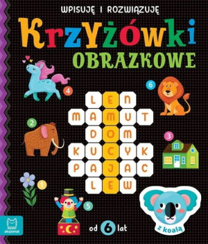 Książka dla dzieci Krzyżówki obrazkowe Aksjomat