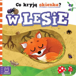 Książka Co kryją okienka? W lesie Aksjomat