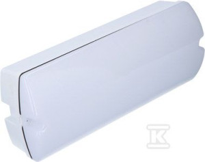 Oprawa HELIOS IP65 ECO LED 3h jednozadaniowa z przyciskiem testu, w komplec