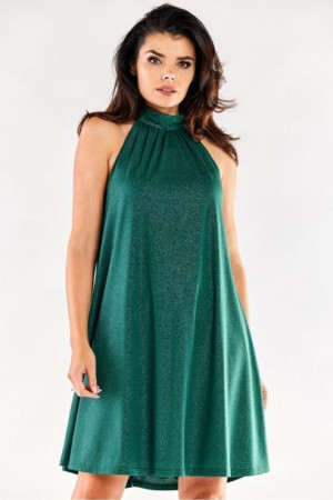 Awama Sukienka Model A556 Bottle Green L/XL