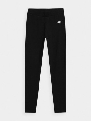 Legginsy młodzieżowe 4F czarne-  4FJSS23TTIGF038 20S