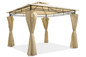Pawilon ogrodowy Ibiza 3x3 m kremowy