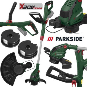 PARKSIDE Podkaszarka Akumulatorowa 20V 25 cm 2 szpulki żyłki 1,4mm 2023