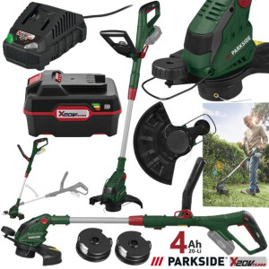 PARKSIDE Akumulatorowa Podkaszarka 20V 25cm + 4Ah