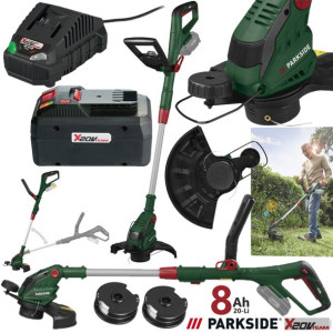 PARKSIDE Akumulatorowa Podkaszarka 20V 25cm + 8Ah