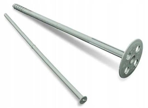 Kołki do styropianu plastikowy trzpień dł. 240mm - 100szt