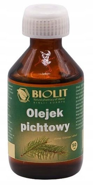 Biolit Olejek Pichtowy drogi oddechowe 50 ml