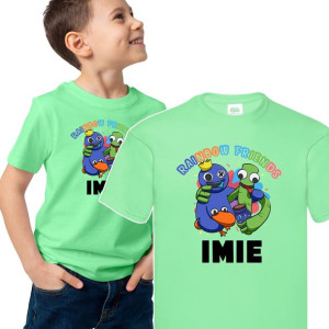 Koszulka dla Dzieci Rainbow FRIENDS Imię - 134 cm