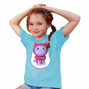 Koszulka Dzieci KOCI Domek GABI MiX Wzory - 110 cm