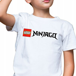 Koszulka Dziecięca Lego Twoje Imię Wzory - 122 Cm