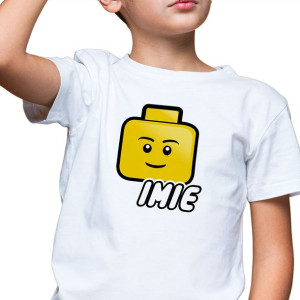Koszulka Dziecięca Lego Twoje Imię Wzory - 158 Cm