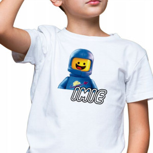 Koszulka Dziecięca Lego Twoje Imię Wzory - 98 Cm