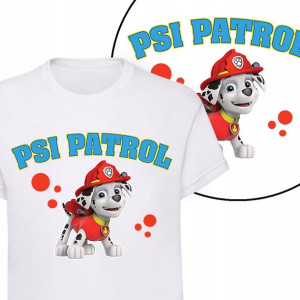 KOSZULKA DZIECIĘCA PSI PATROL Wiele Wzorów - 110cm