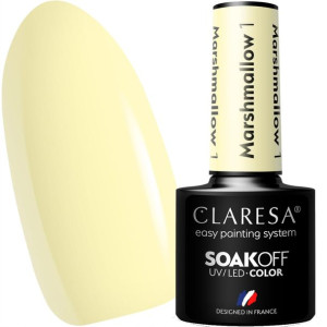CLARESA LAKIER HYBRYDOWY MARSHMALLOW 01 waniliowy