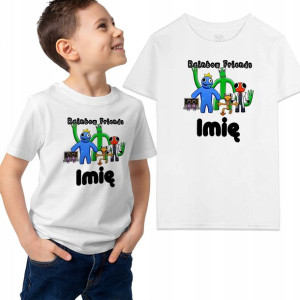 Koszulka DZIECIĘCA Rainbow FRIENDS ROBLOX - 110 cm