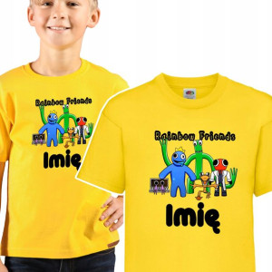 Koszulka DZIECIĘCA Rainbow FRIENDS ROBLOX - 122 cm