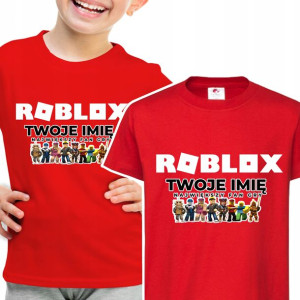 KOSZULKA DZIECIĘCA ROBLOX Twoje IMIĘ Wzory 122 cm