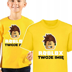 KOSZULKA DZIECIĘCA ROBLOX Twoje IMIĘ Wzory 122 cm