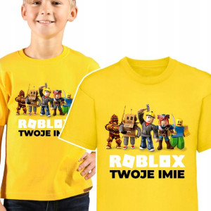 KOSZULKA DZIECIĘCA ROBLOX Twoje IMIĘ Wzory 134 cm