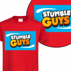 Koszulka Dziecięca Stumble Guys Mix Wzory - 110 Cm