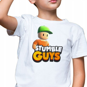 Koszulka Dziecięca Stumble Guys Mix Wzory - 110 Cm